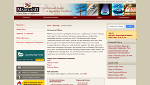 Maryland Public Service Commission - Utility Options