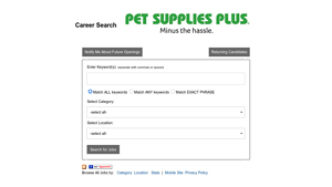 Pet Supplies Plus - Careers Opportunities