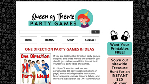 Queen of Theme Party Games - One Direction Party Essentials