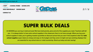 Raymond Geddes - Bulk School Supplies