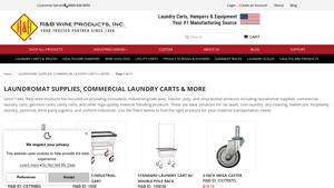 RB Wire - Laundry Carts & Healthcare Hampers