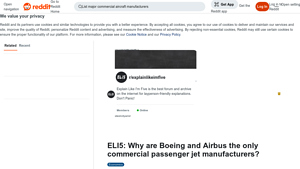 Boeing & Airbus - Commercial Jets