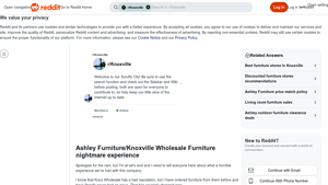 Reddit - Furniture Purchase Overview
