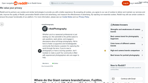 Camera Brands - Strengths and Weaknesses