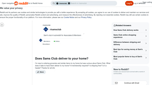 Sam's Club - Delivery Services