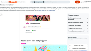 Reddit - Cute Party Supplies