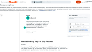 Reddit - Minnie Mouse Birthday Party Ideas