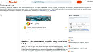 Reddit - Party Decorations