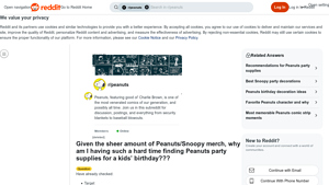 Peanuts - Kids' Birthday Party Supplies