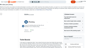 Toilet Brands - Key Price Insights