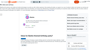 Barbie - Birthday Props & Decor