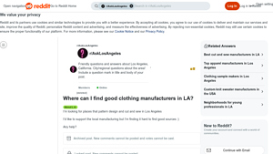 Clothing Manufacturers - Pattern Design, Cut & Sew Services