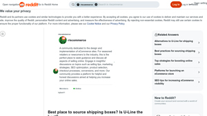 U-Line - Shipping Boxes