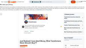 Transformers Decor - Unique Home & Accessories