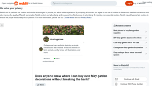 Fairy Garden Decor - Affordable DIY Ideas