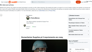 Reddit - Humanitarian Aid Container-Modular (HACM)