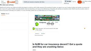 NJM Auto Insurance - Competitive Pricing and Coverage Comparison