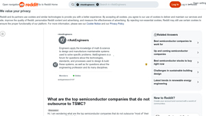Semiconductor Companies - In-House Manufacturing