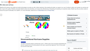 Reddit - Essential Survival Items