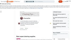 Reddit - Pet Odor Solutions
