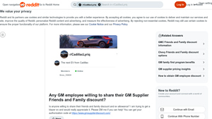 GM - Employee vs. Supplier Discounts