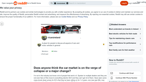 Car Market - Electric Vehicles Struggle