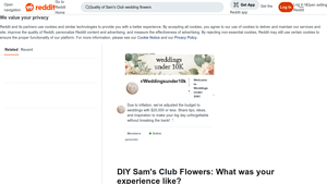 Sam's Club - DIY Wedding Flowers