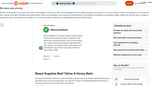 Based Supplies - Beef Tallow & Honey Balm