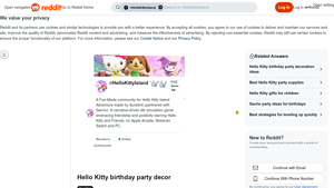 Hello Kitty - Birthday Party Decor