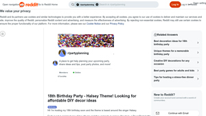 Halsey-Themed 18th Birthday Party - Celebration Essentials