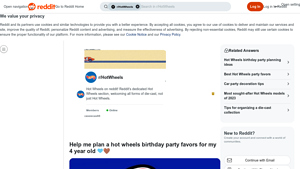 Hot Wheels - Birthday Party Favors