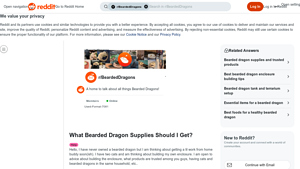 Reddit - Bearded Dragon Care Guide