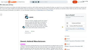 Adderall - Key Manufacturers and User Insights