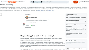 Bob Ross - Essential Painting Supplies