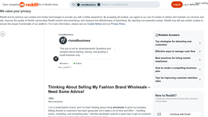 Small Fashion Brand - Wholesale Opportunities