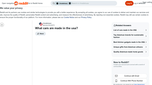 Cars - Made in the USA