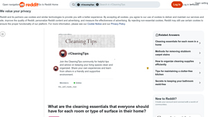 Reddit - Versatile Cleaning Solution