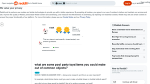 Reddit - DIY Pool Party Toys
