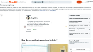 Reddit - Dog Birthday Essentials