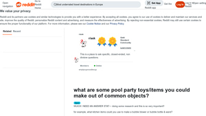 Reddit - DIY Pool Party Toys