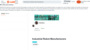 Manufacturers - Robotics Solutions