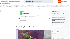 Reddit - Grinch Rotating Tree Decoration