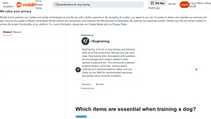 Reddit - Dog Training Essentials