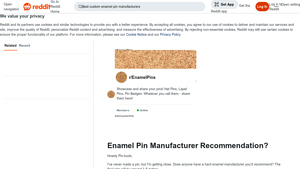 Manufacturers - Sourcing Guidelines