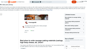 Sausage Making Supplies - Quality Materials & Ingredients