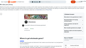 Reddit - Gemstone Buying Tips
