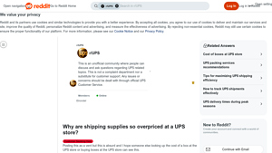 UPS - 14 Box Price Comparison