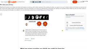 Reddit - Essential Spell Components