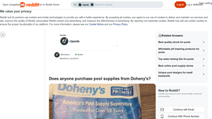 Reddit - Water Treatment Solutions