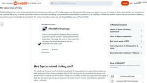 Sysco & US Foods - Impact on Dining Quality